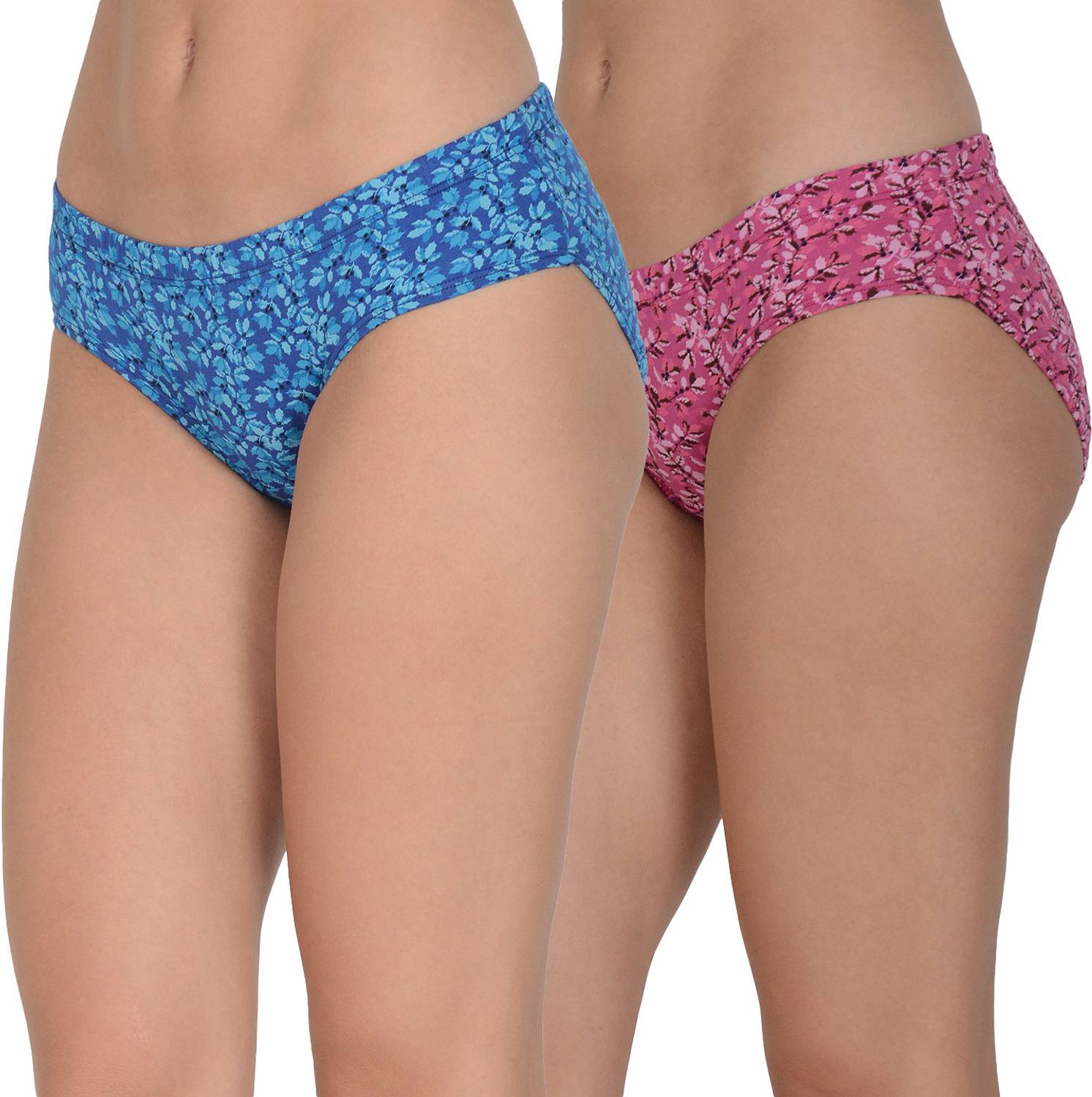 Amosio Women Hipster Blue, Pink Panty
