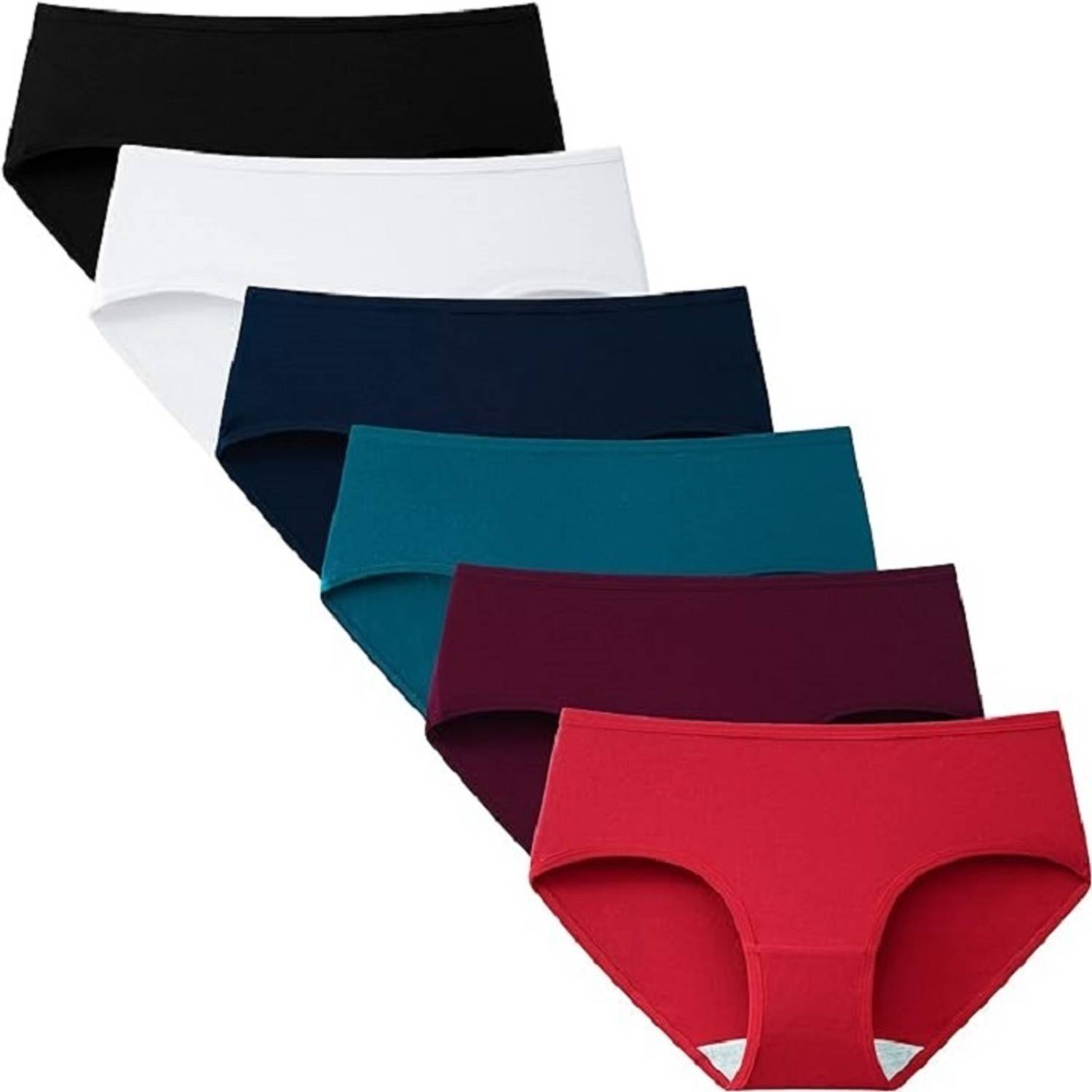 MOLASUS Pack of 6 Women Hipster Multicolor Panty