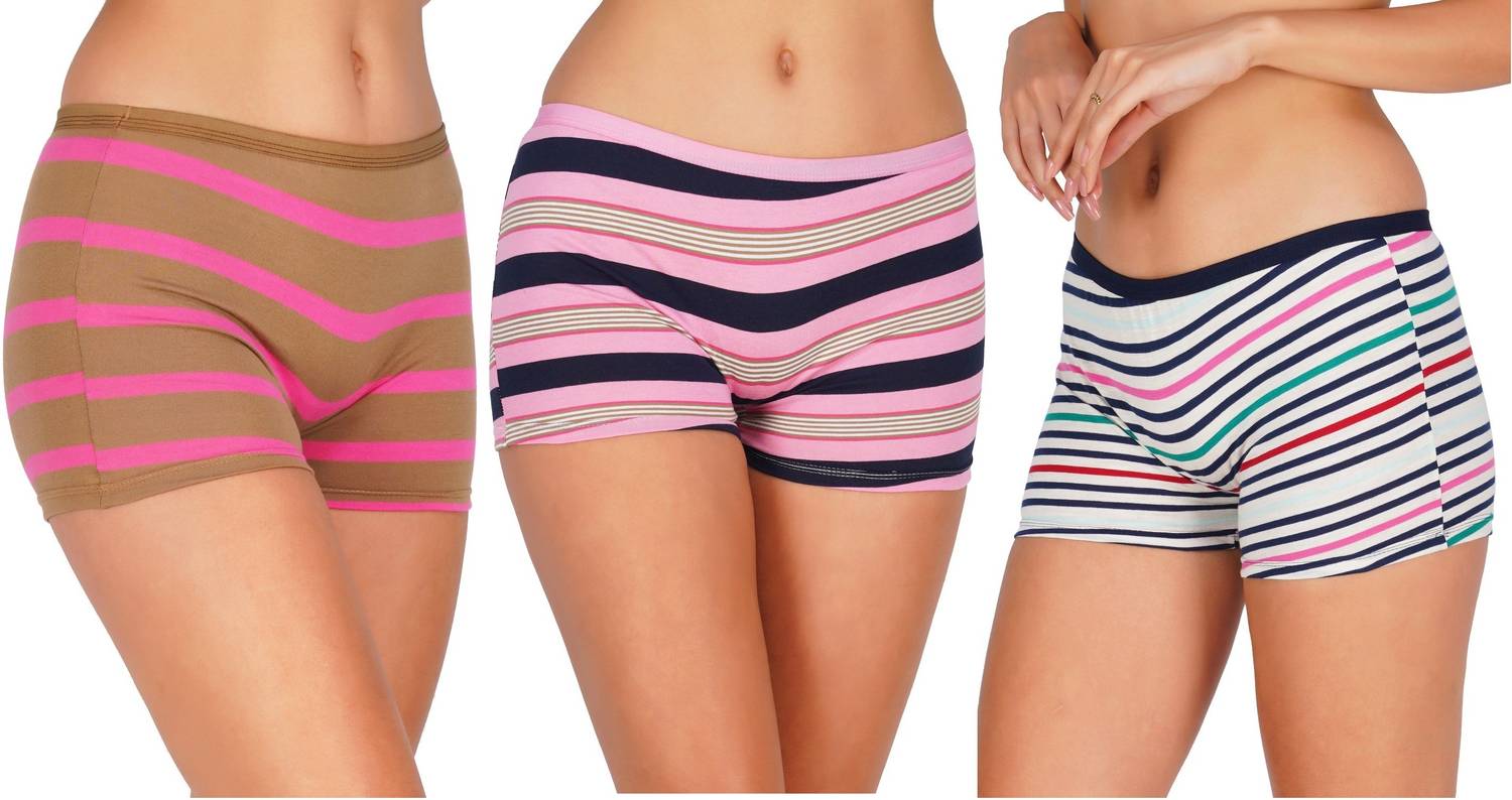 AQUAZZURA Women Boy Short Multicolor Panty