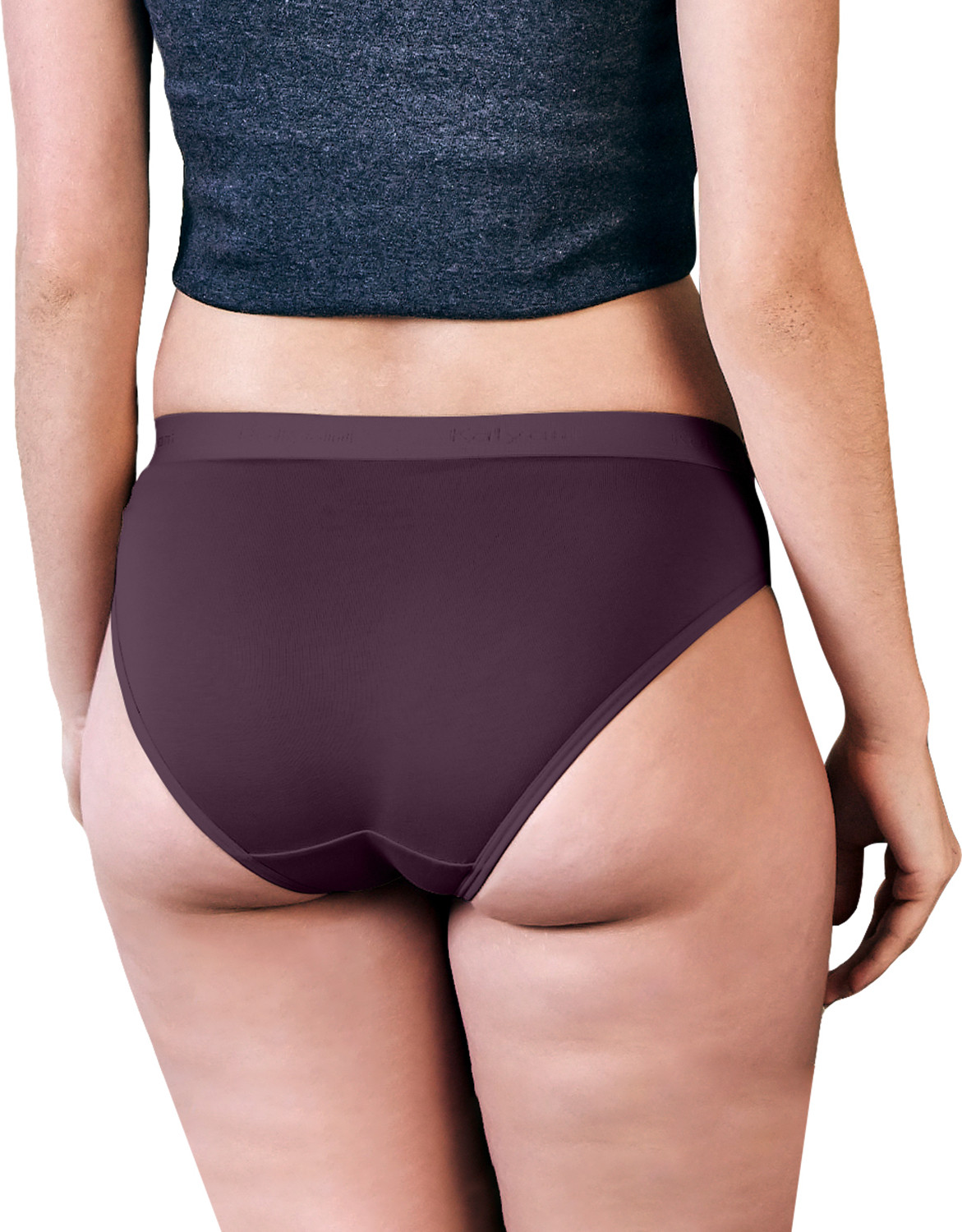 Image of kalyani Women Bikini Maroon, Purple, Black Panty