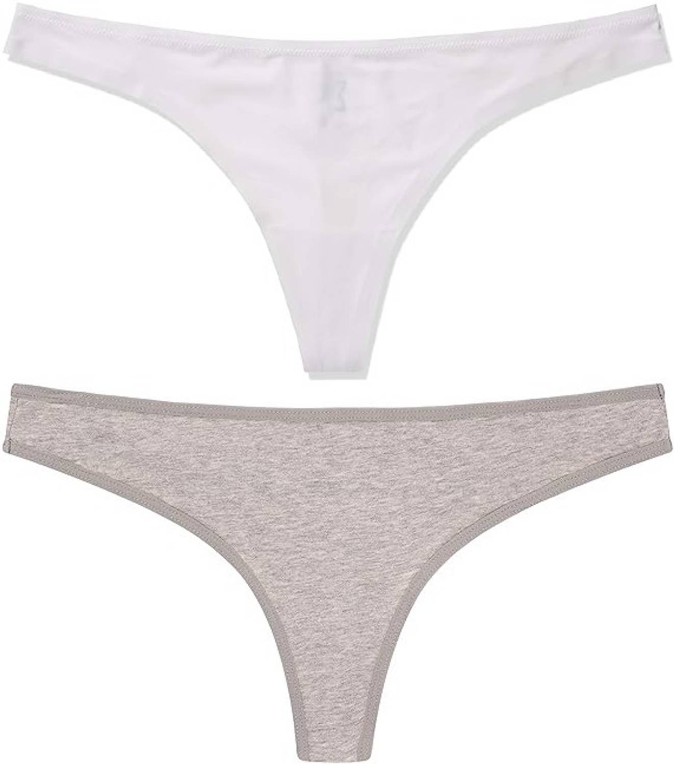 Shop Now Women Thong White, Grey Panty