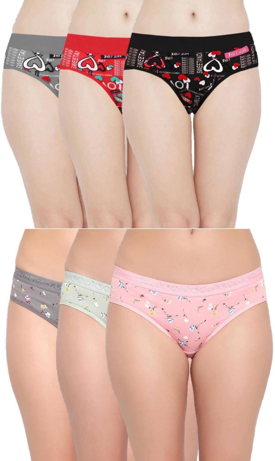 Boldloom Women Hipster Multicolor Panty