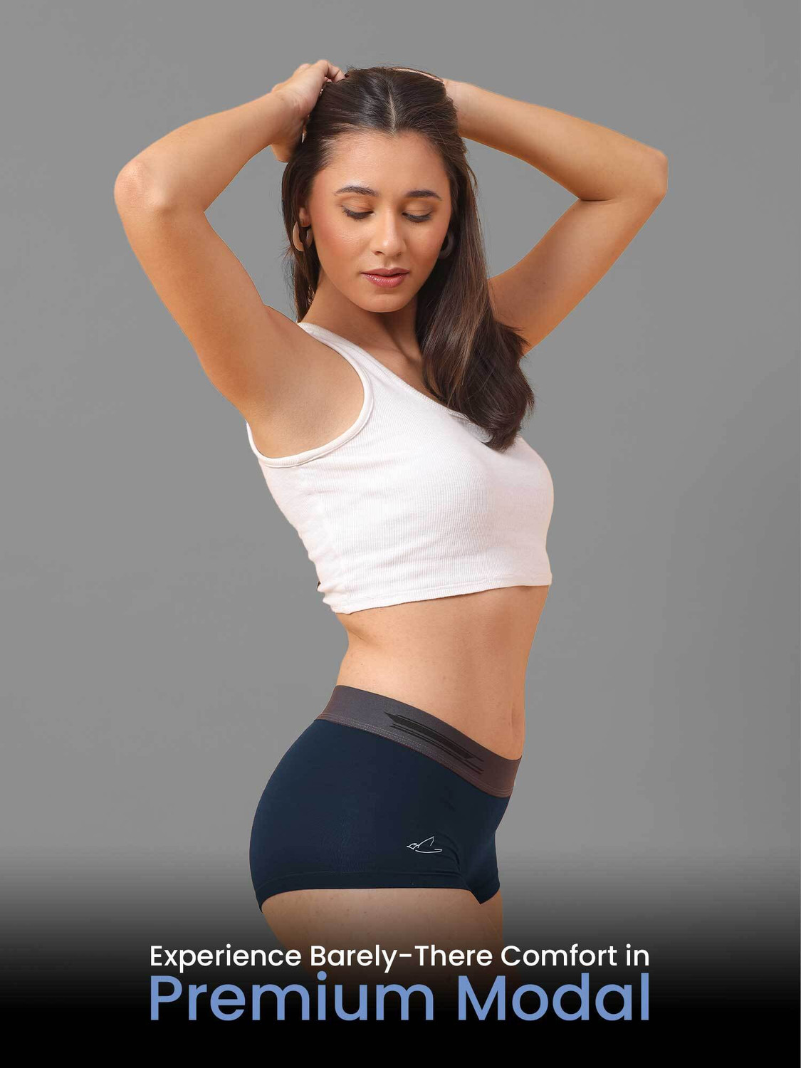 Image of FREECULTR Women Hipster Dark Blue, Maroon Panty