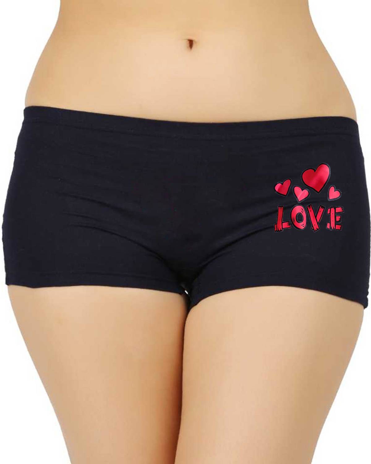 Blacktail Women Boy Short Black Panty
