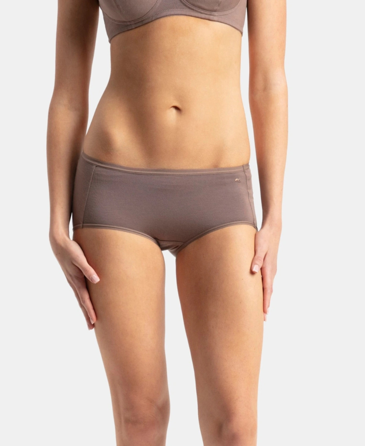Image of JOCKEY Women Hipster Brown Panty