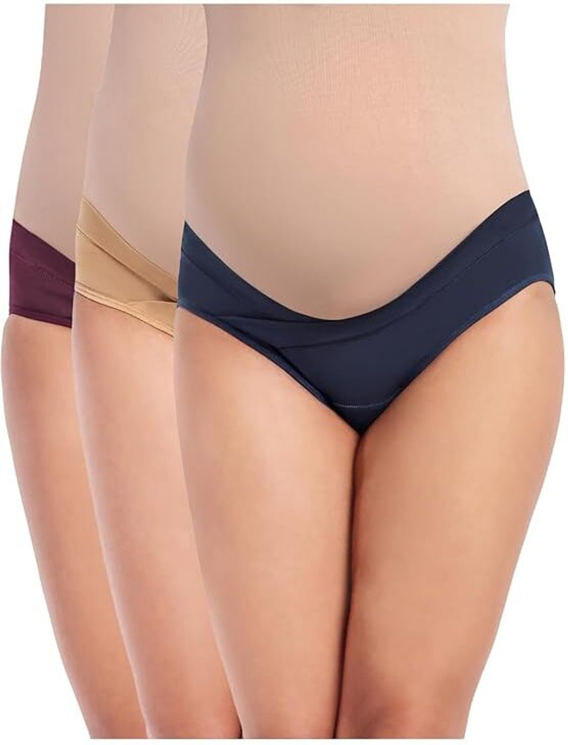 THE MAMA KLUB Women Maternity Blue, Beige, Maroon Panty