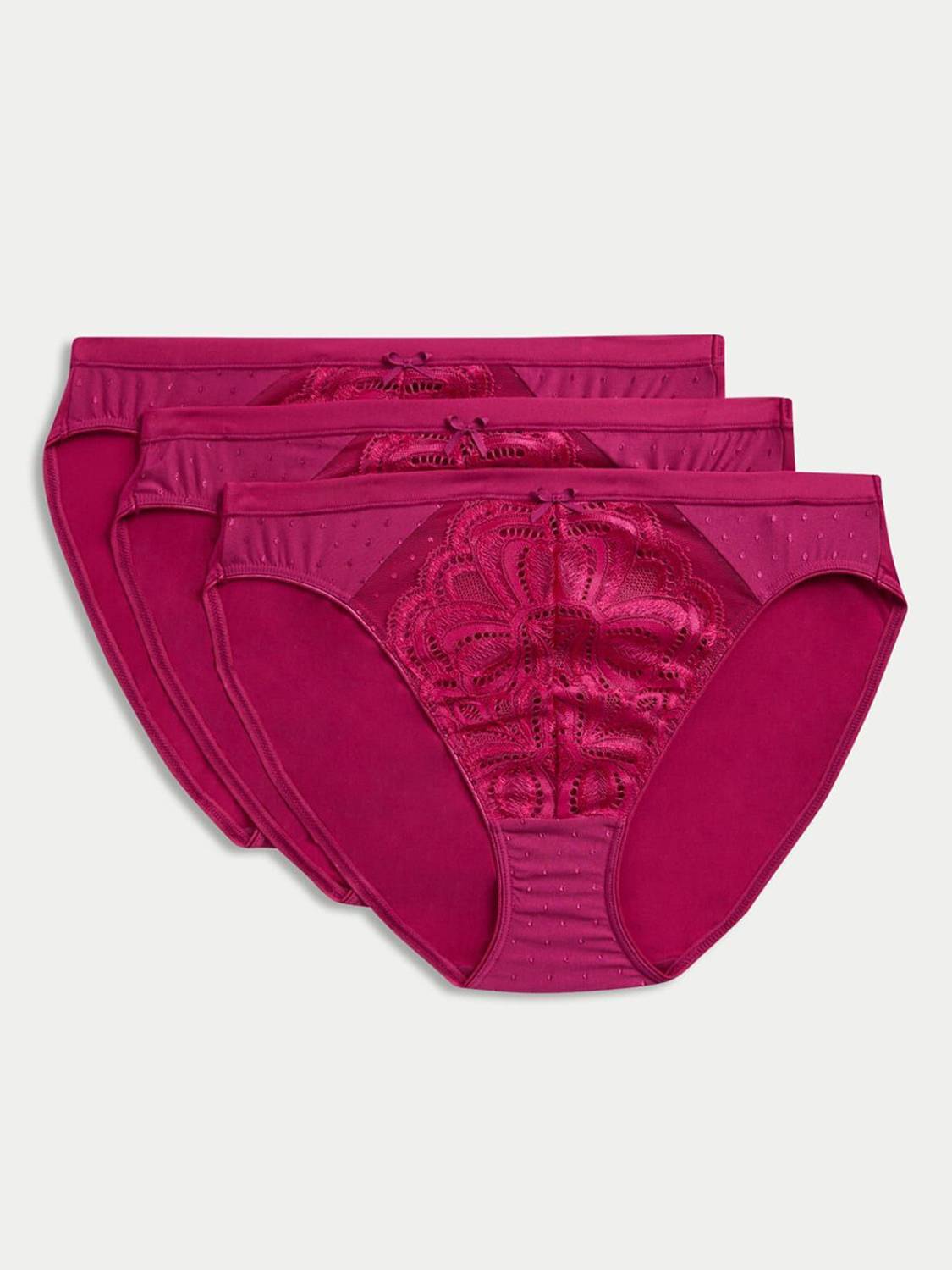 MARKS Women Pink Bikini Panty Pack of 3 - Image 2