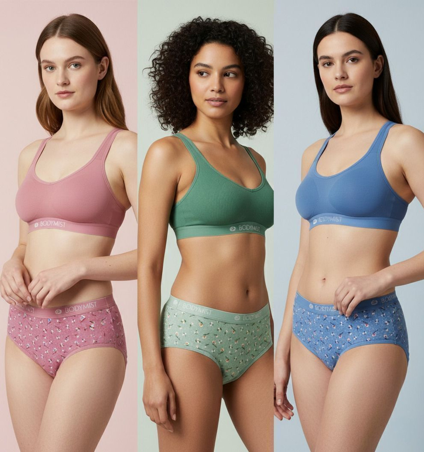 Image of Bodymist Women Hipster Multicolor Panty
