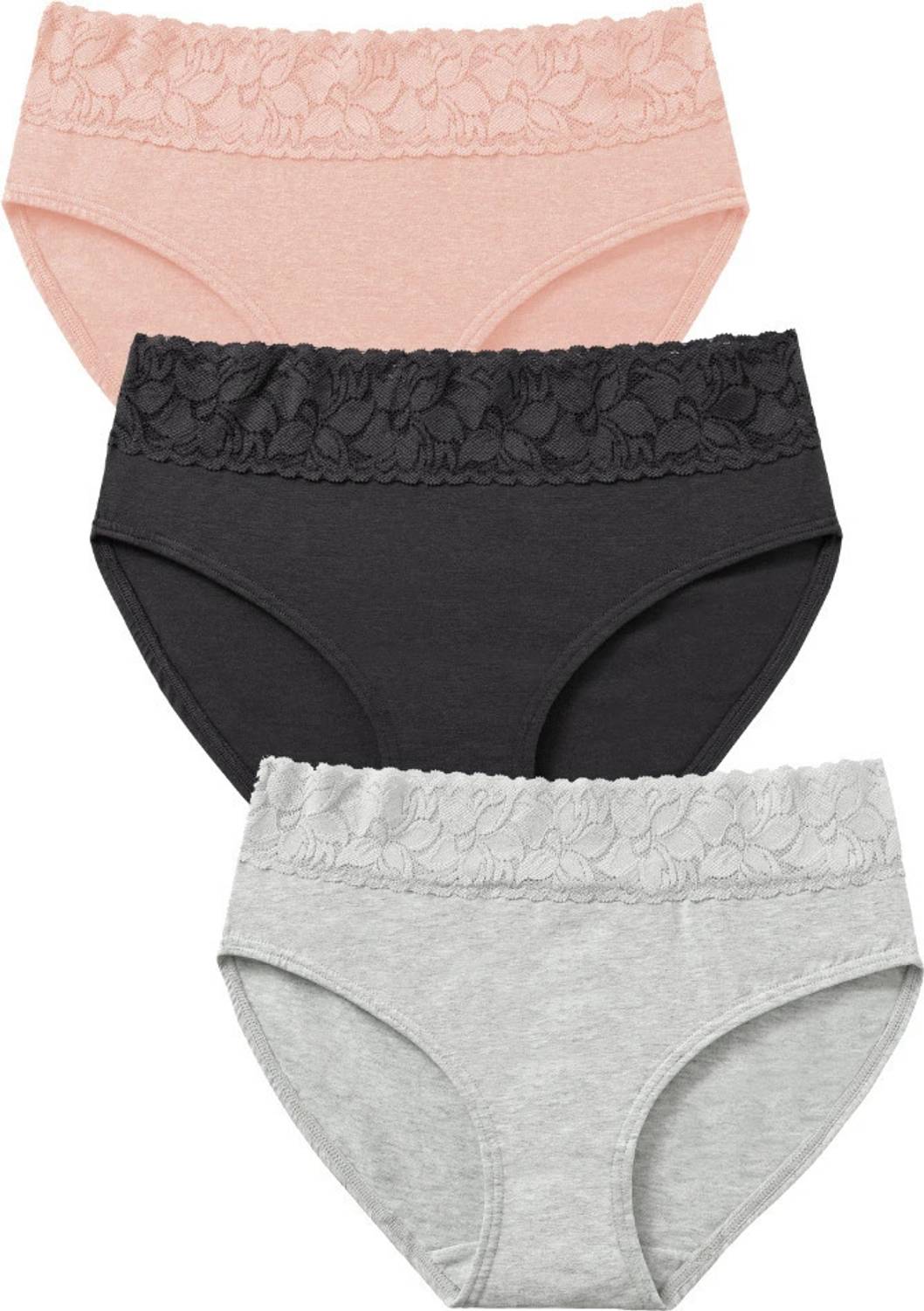 Nicsy Pack of 3 Women Bikini Multicolor Panty