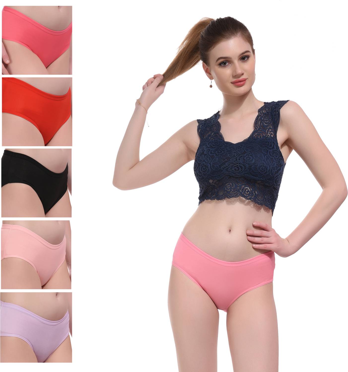 Velvawear Women Hipster Multicolor Panty