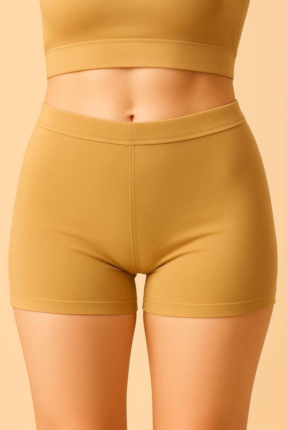 Apraa & Parma Women Boy Short Beige Panty