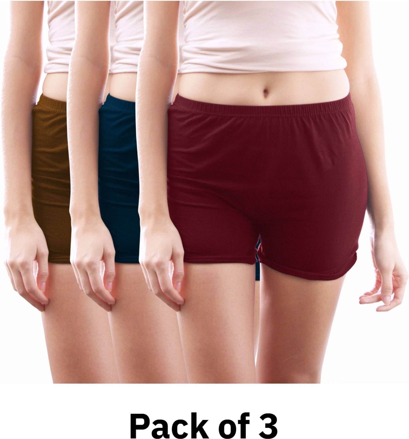 AMUL COMFY Women Boy Short Multicolor Panty