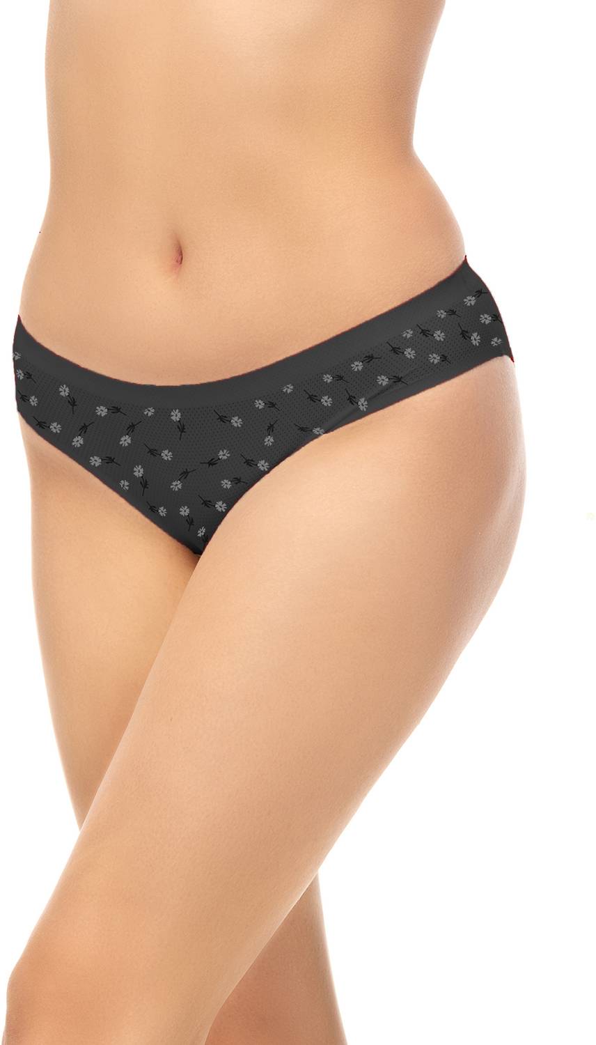 THE BLESSED CRESCENT Women Hipster Black Panty