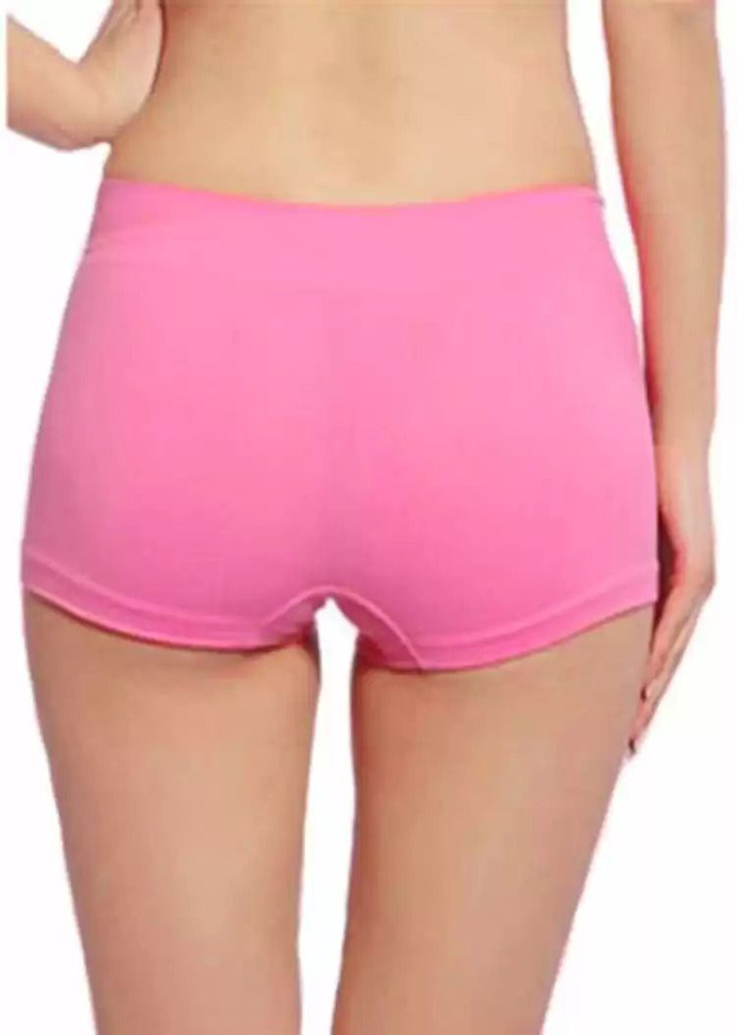 Image of QUBINE Pack of 4 Women Boy Short Multicolor Panty