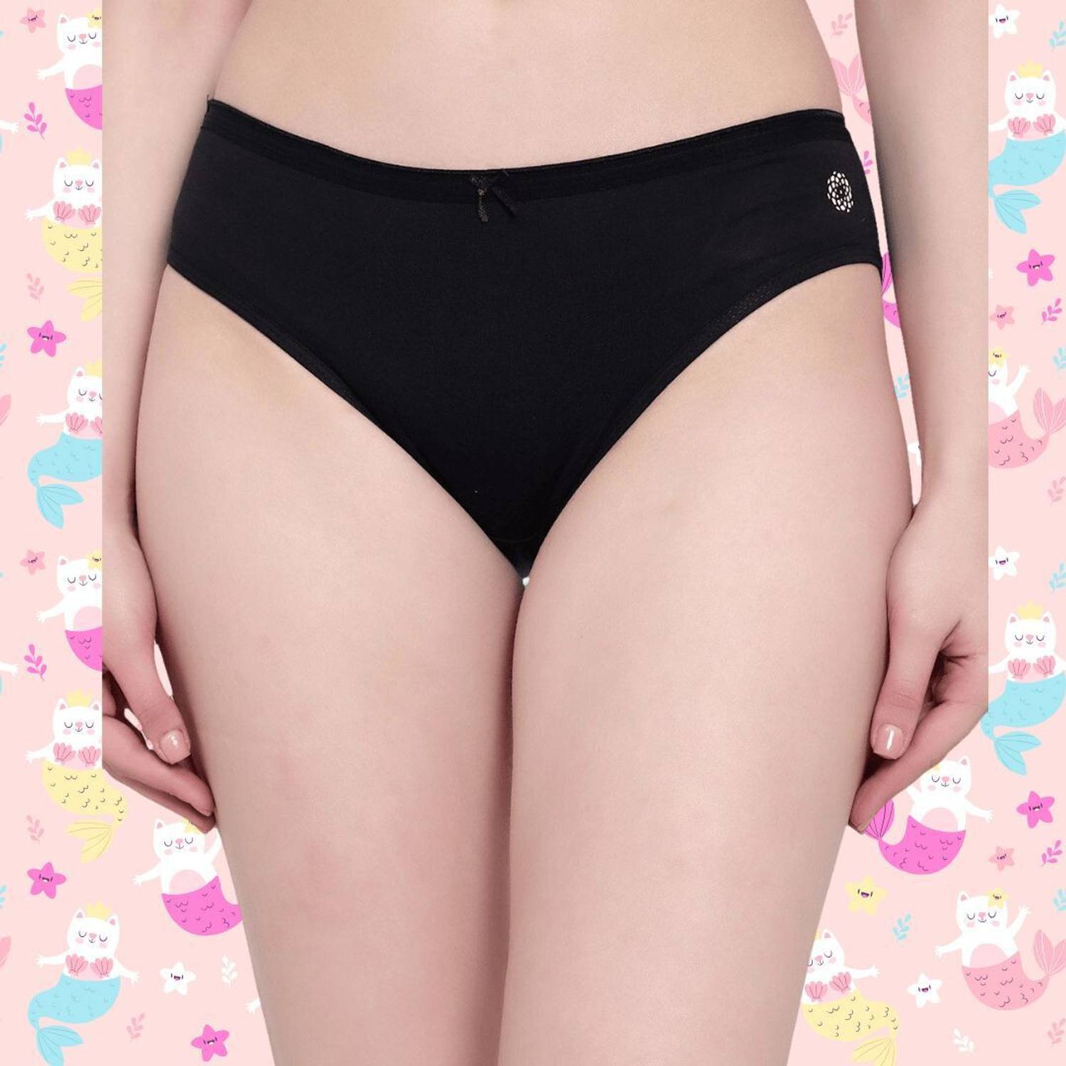 BTRUST Women Hipster Black Panty