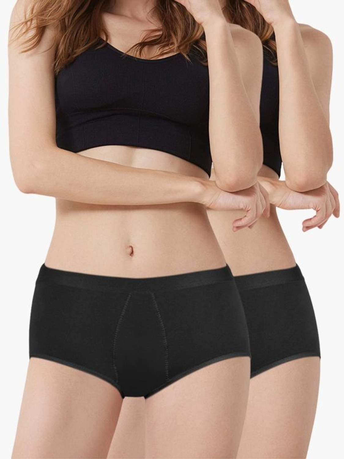 Image of CareDone Women Periods Black Panty