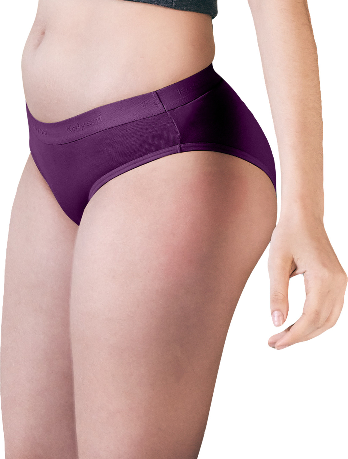 Image of kalyani Women Bikini Maroon, Purple, Black Panty