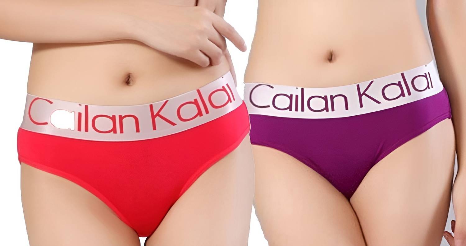 Wave Fashion Women Hipster Red, Purple Panty