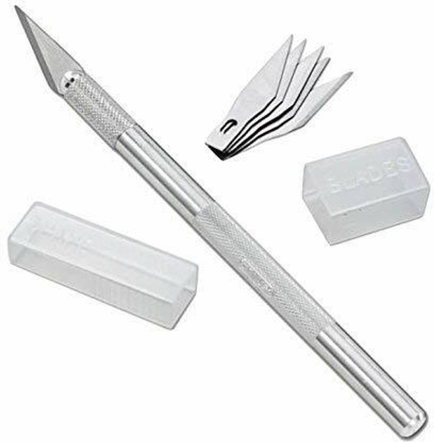 Bluedeal Detail Pen Cutter Metal Grip Hand-held Paper Cutter