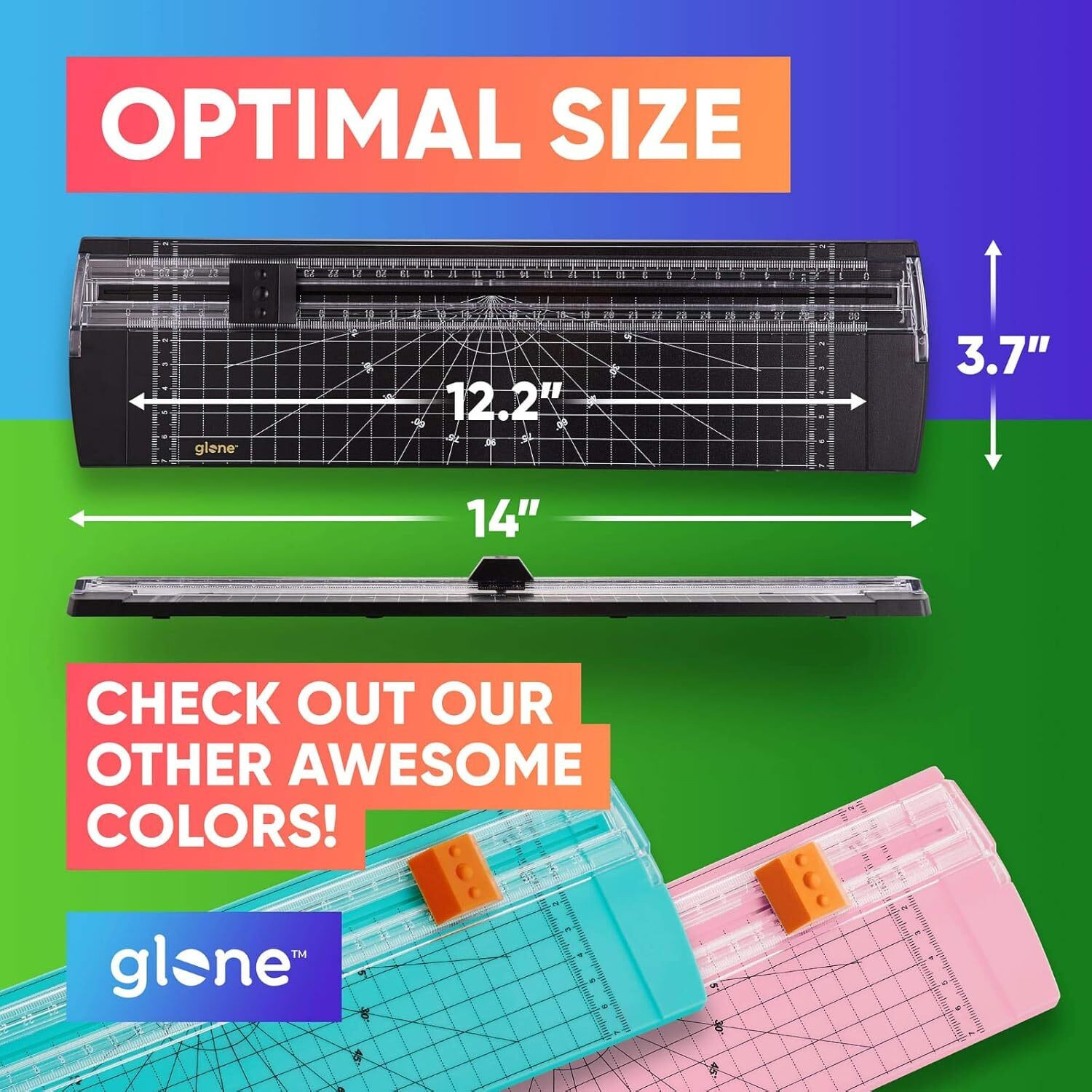Image of FIDEO Paper Trimmer, A4 Size Paper Cutter Plastic Grip Guillotine Paper Cutter