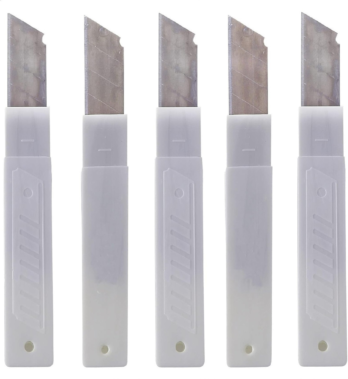 Image of KRAFTMASTERS 50 Pcs 18mm Replacement Paper Cutter Blades School Supplies Office Stationery Metal Grip Hand-held Paper Cutter