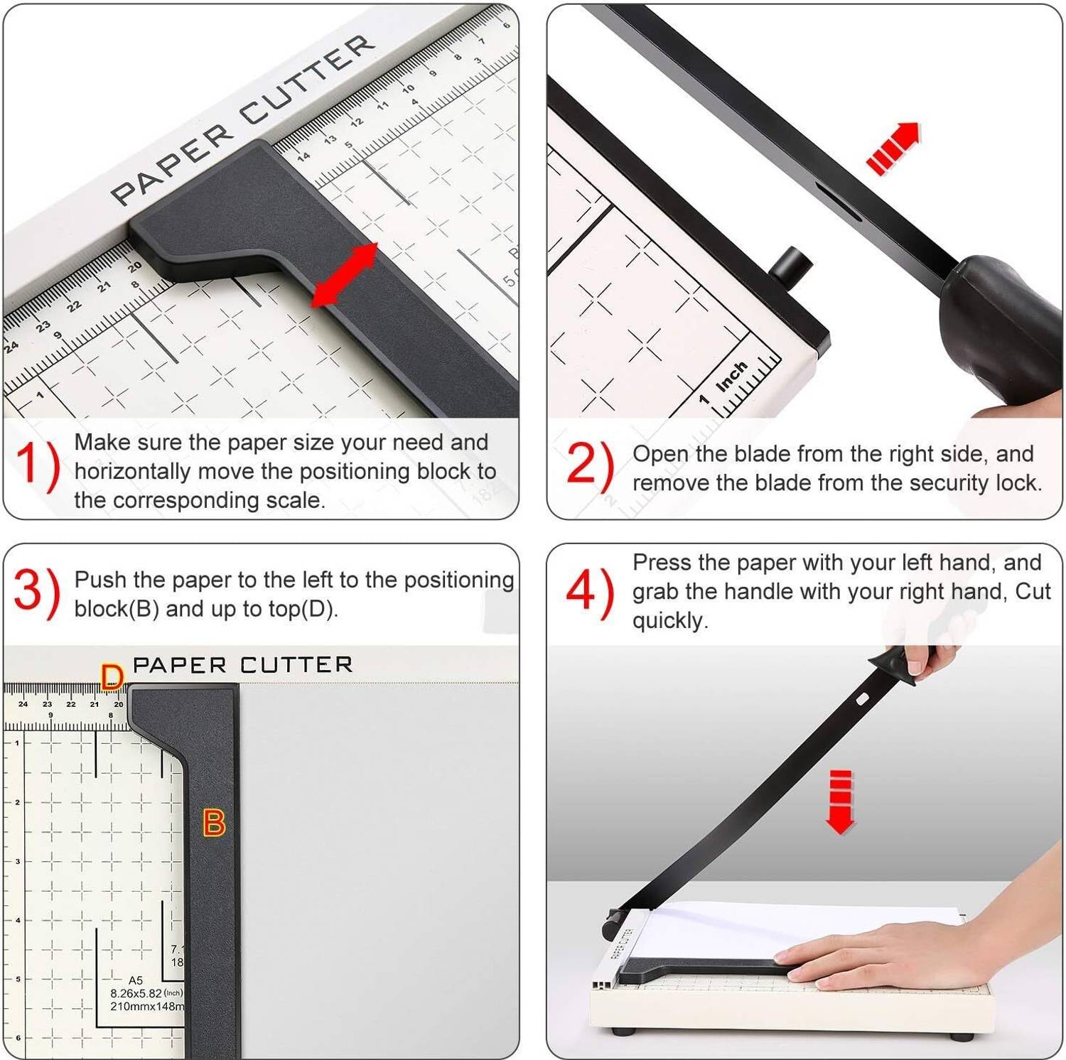 Adoere A4 Heavy Duty Paper Cutter - Image 3