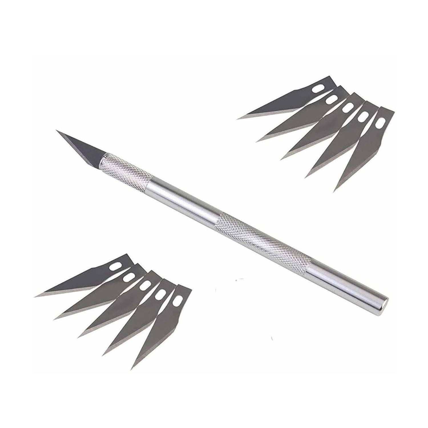 7Q7 Paper Cutter with 10 blades Metal Grip Hand-held Paper Cutter