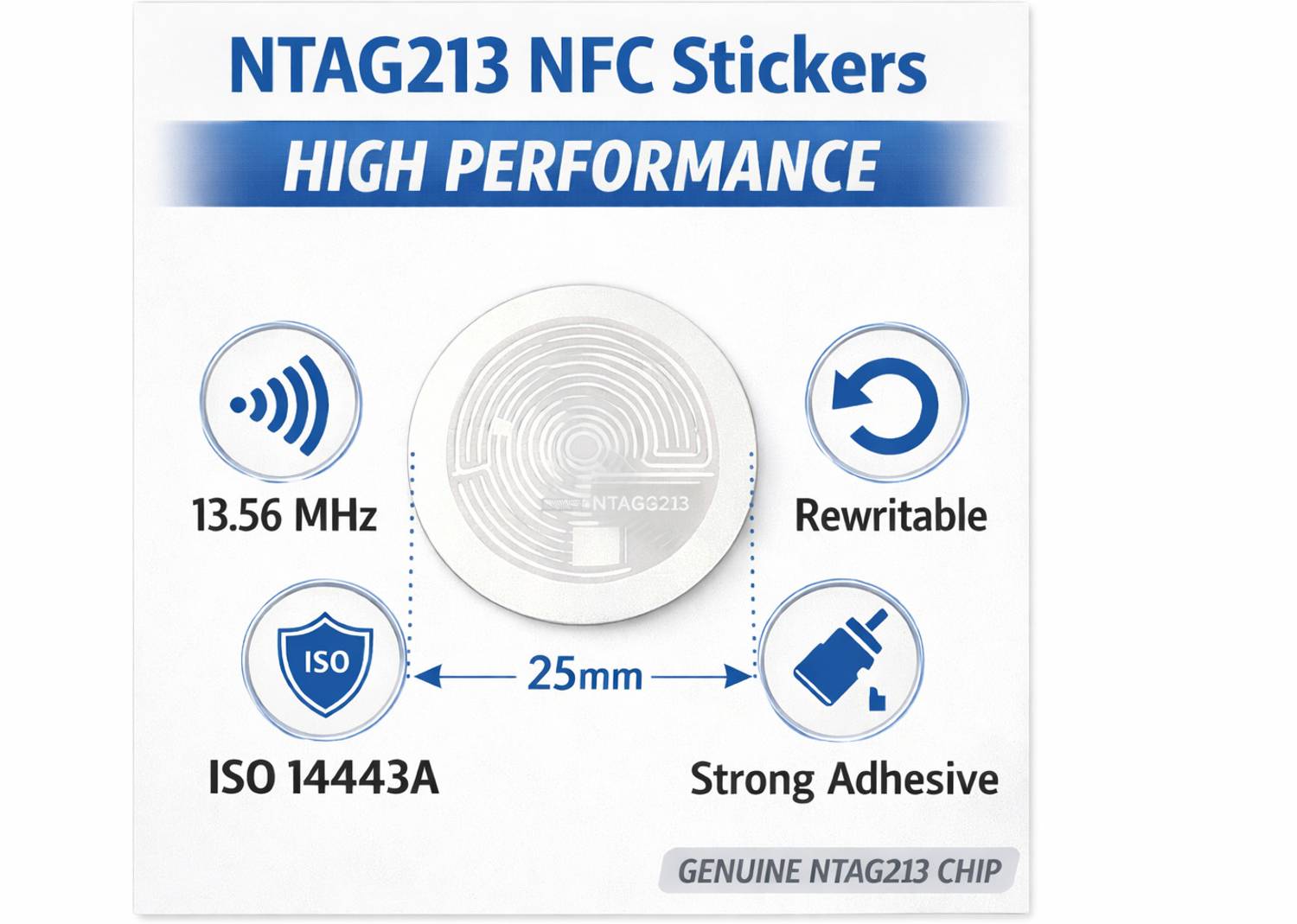 DIGINESS Self-Adhesive Paper Label White - Image 2