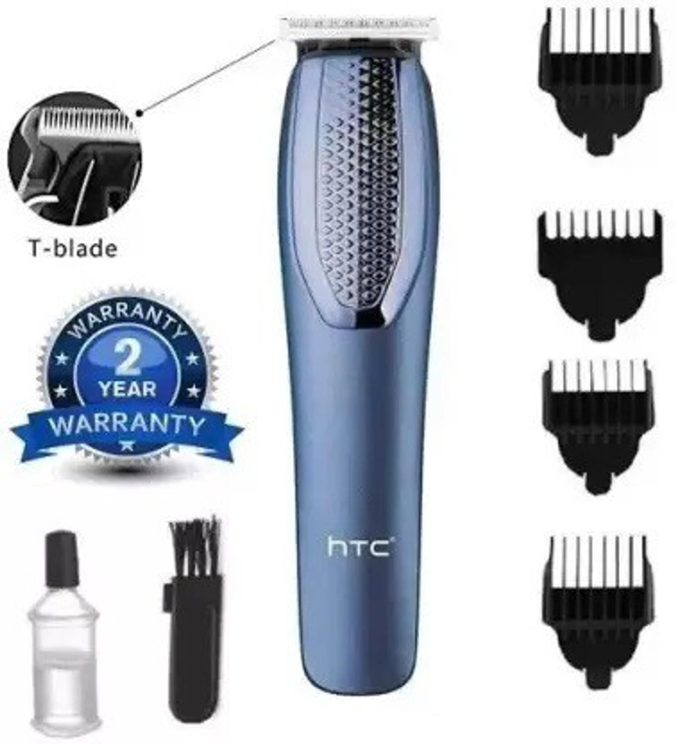 Image of SOULFLARE Electrical Cordless Hair Clipper AT-1210 Hair Trimmer For Men Blue Pet Hair Trimmer