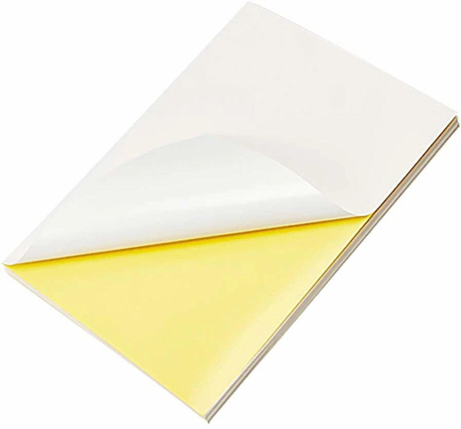 Image of Akode A4 Glossy Sticker Paper-100 Sheets in 1 Pack Unruled A4 paper 120 gsm Photo Paper