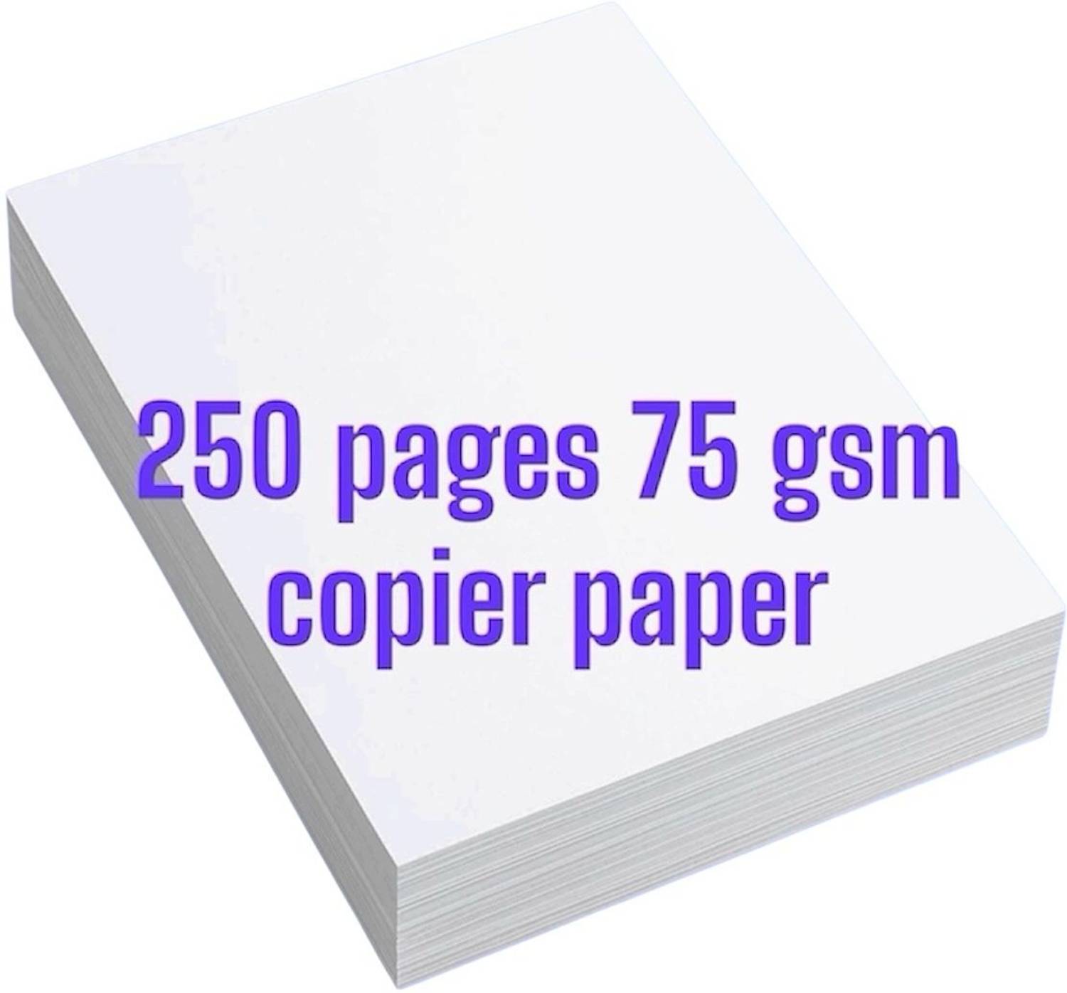 CENTURY Multi Purpose Copier Paper 75gsm 250 pages Multi Purpose Copier Paper for School and Office work A4 75 gsm A4 paper