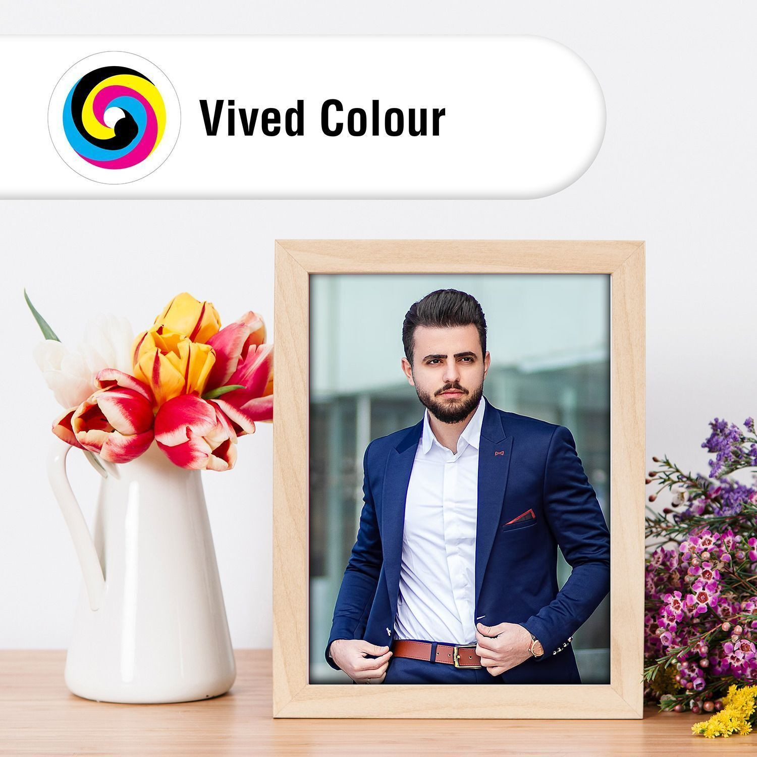 Image of VMS Eco Plus Glossy Photo Paper (100 sheets) Unruled 4R (4x6) 180 gsm Photo Paper