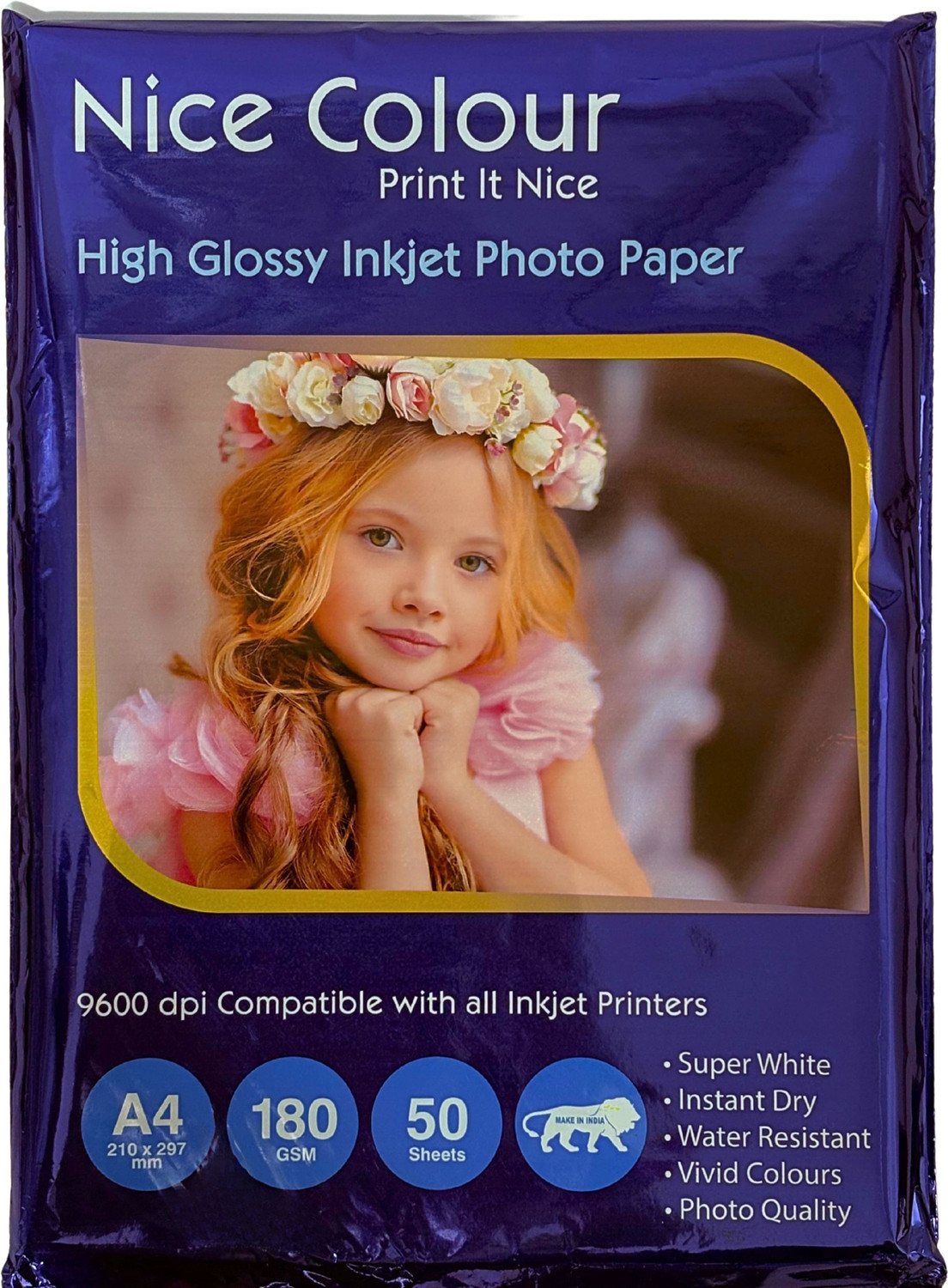 Image of STAPRICO Glossy Unruled A /4 180 gsm Photo Paper