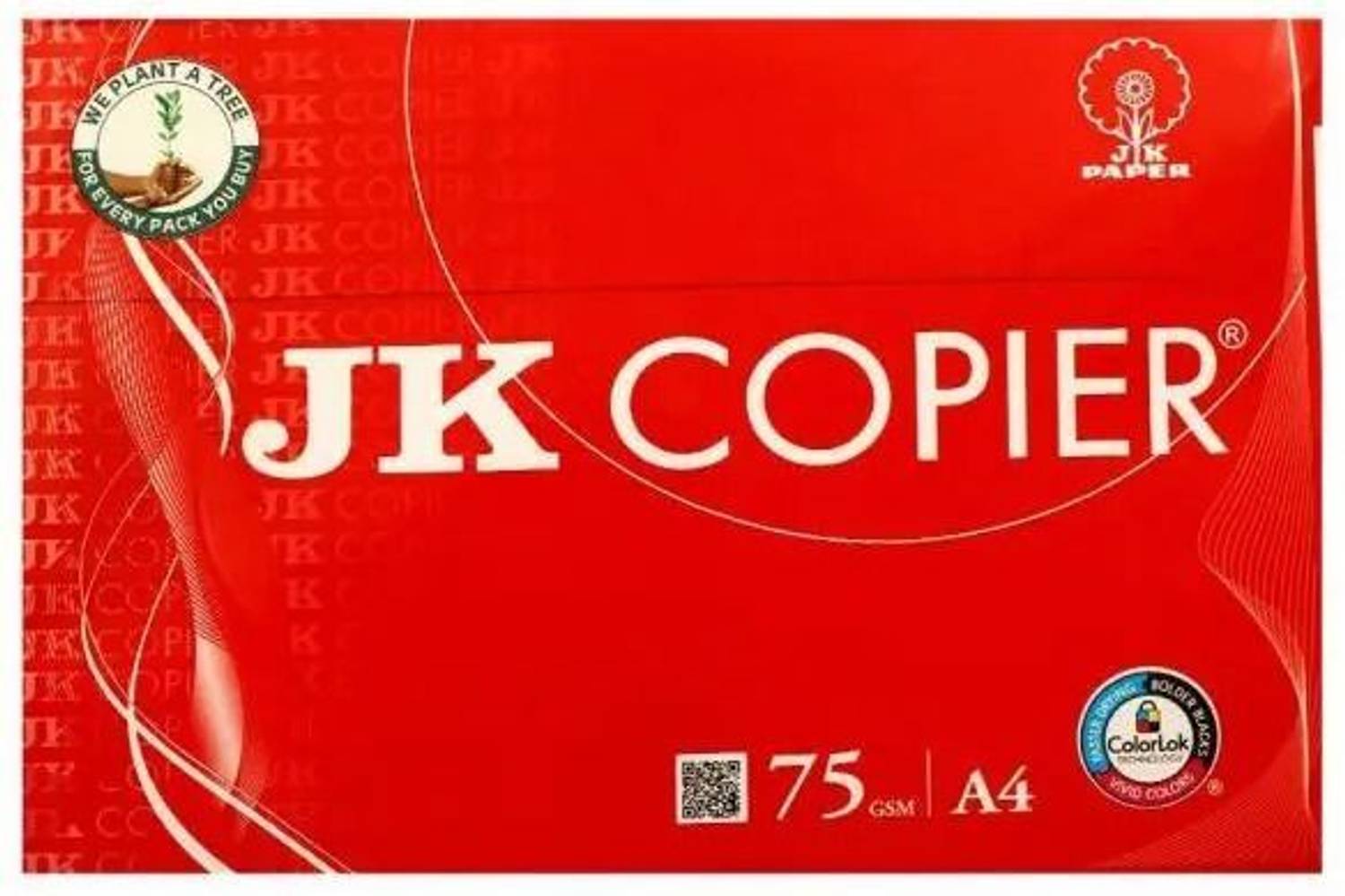 JK Copier A4 75 gsm Unruled Paper Pack of 1 - Image 2