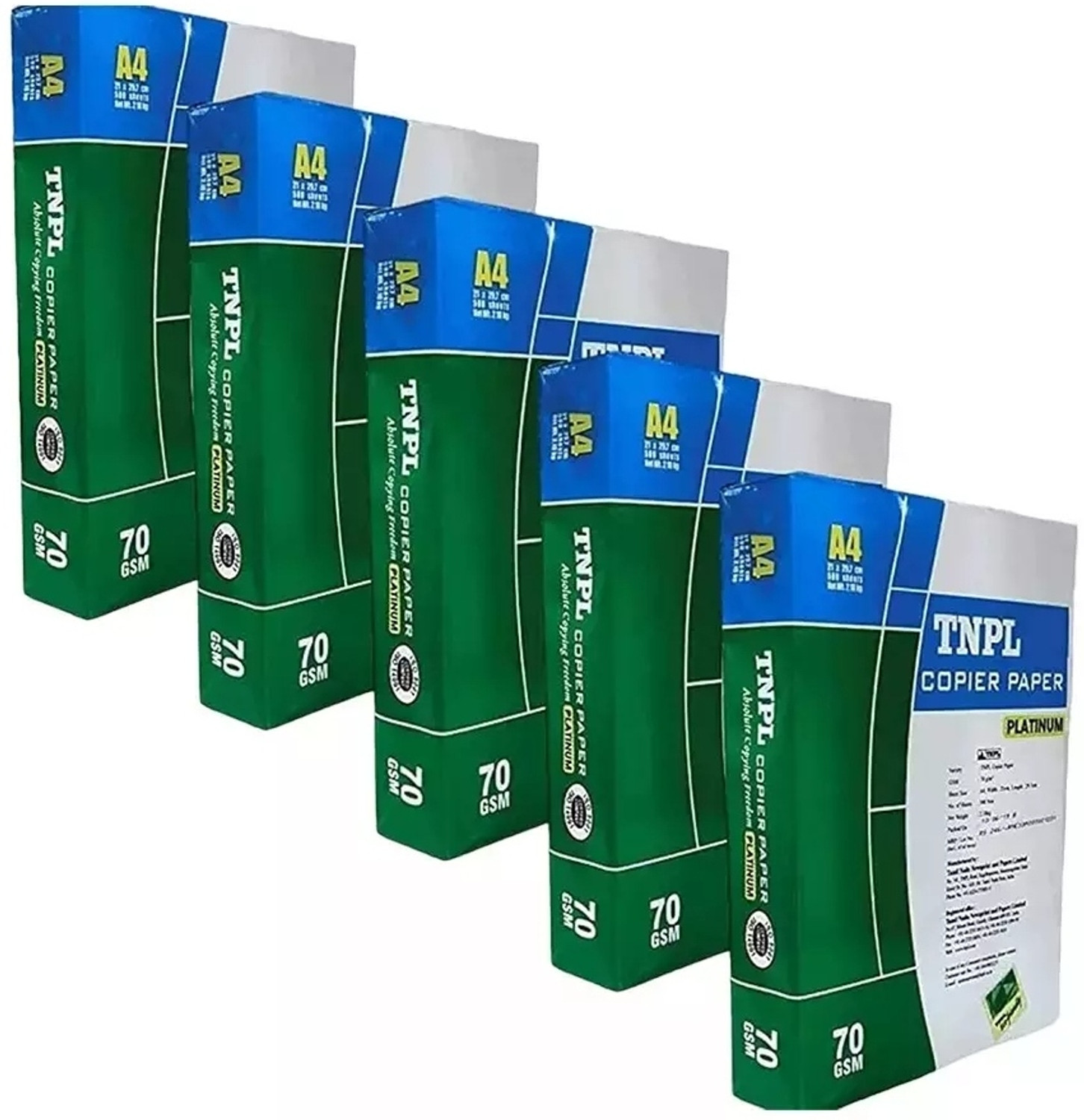 Image of TNPL 70GSM Plain A4 70 gsm A4 paper
