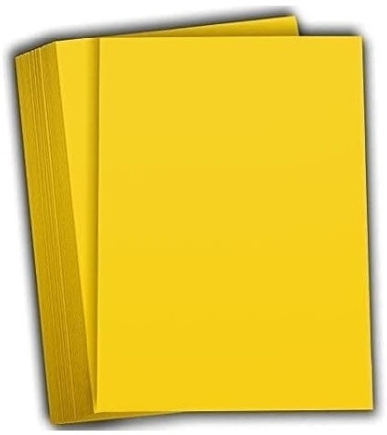 Image of Freedy 100 pcs yellow Color Sheets (180-240 GSM) Copy Printing Papers A4 Sheets Double Sided Colored Origami Folding School, Office Stationery A4 180 gsm A4 paper