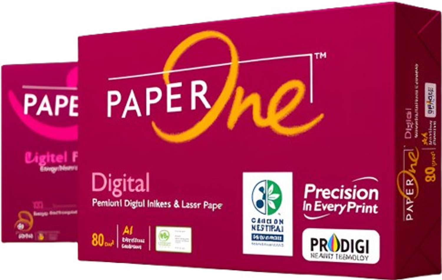 Image of Paperone Paper One, Digital 100 gsm Plain black white sheet A4 100 gsm A4 paper