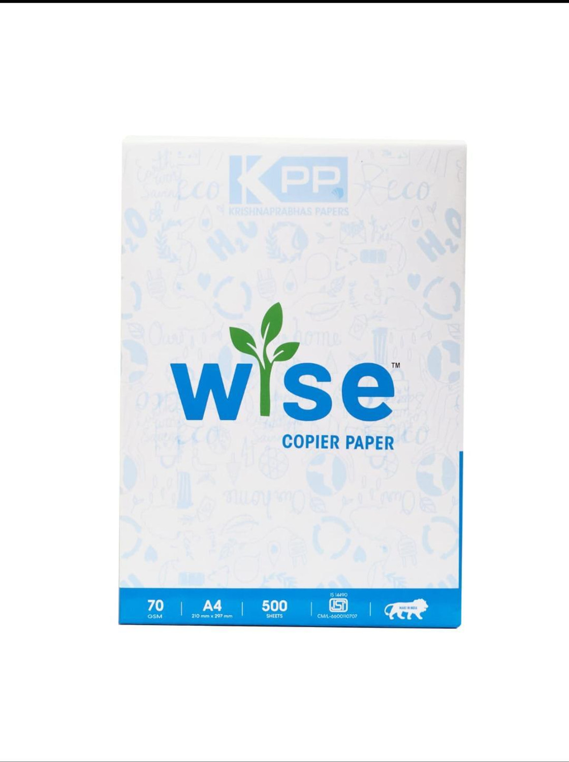 Image of Prime Paper Wise Copier Paper Unruled A4 70 gsm A4 paper