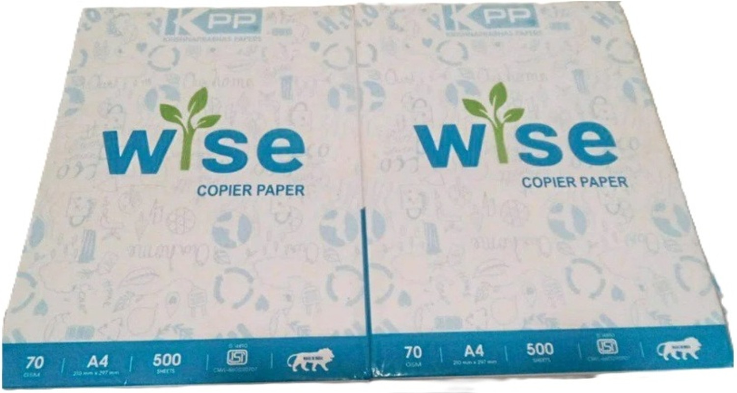 Image of Prime Paper Wise Copier Paper Unruled A4 70 gsm A4 paper