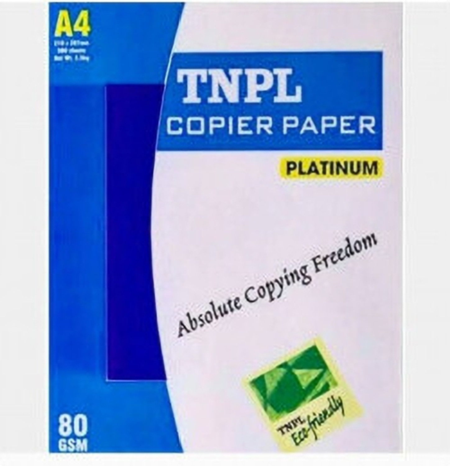 Image of TNPL TNPL 80GSM Unruled A4 80 gsm A4 paper