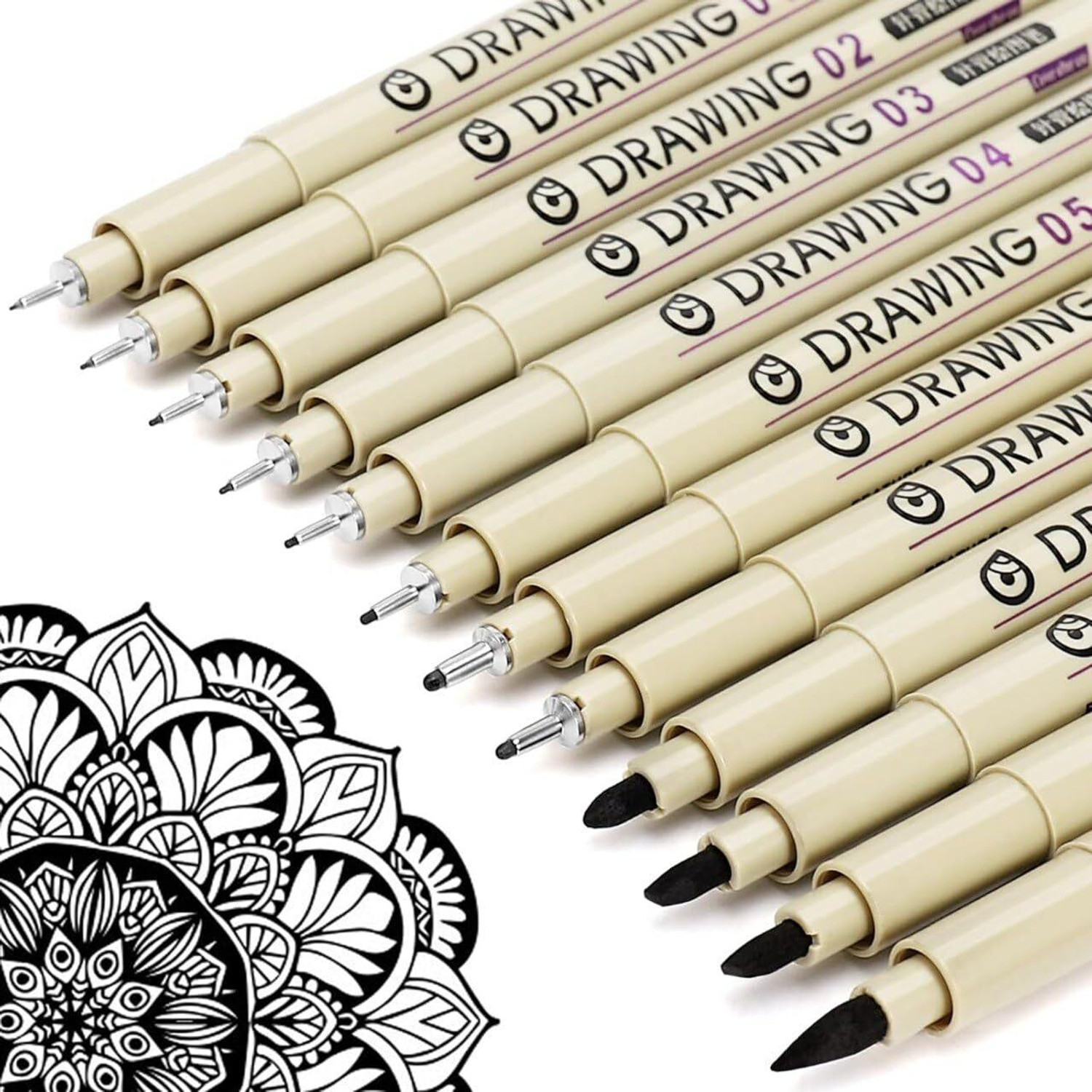 Image of hiyon 12PCS ART PEN Fineliner Pen