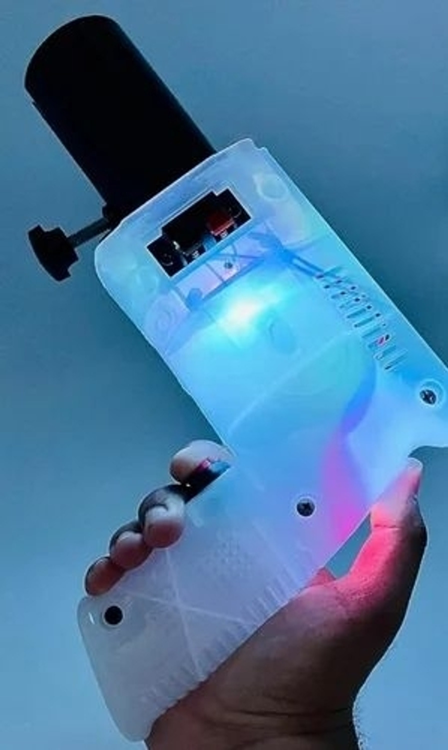 Image of OneStopNow LED Cold Spark Gun Machine with Metal Nose for Stage, Wedding & Party Effects 01 Party Blowouts