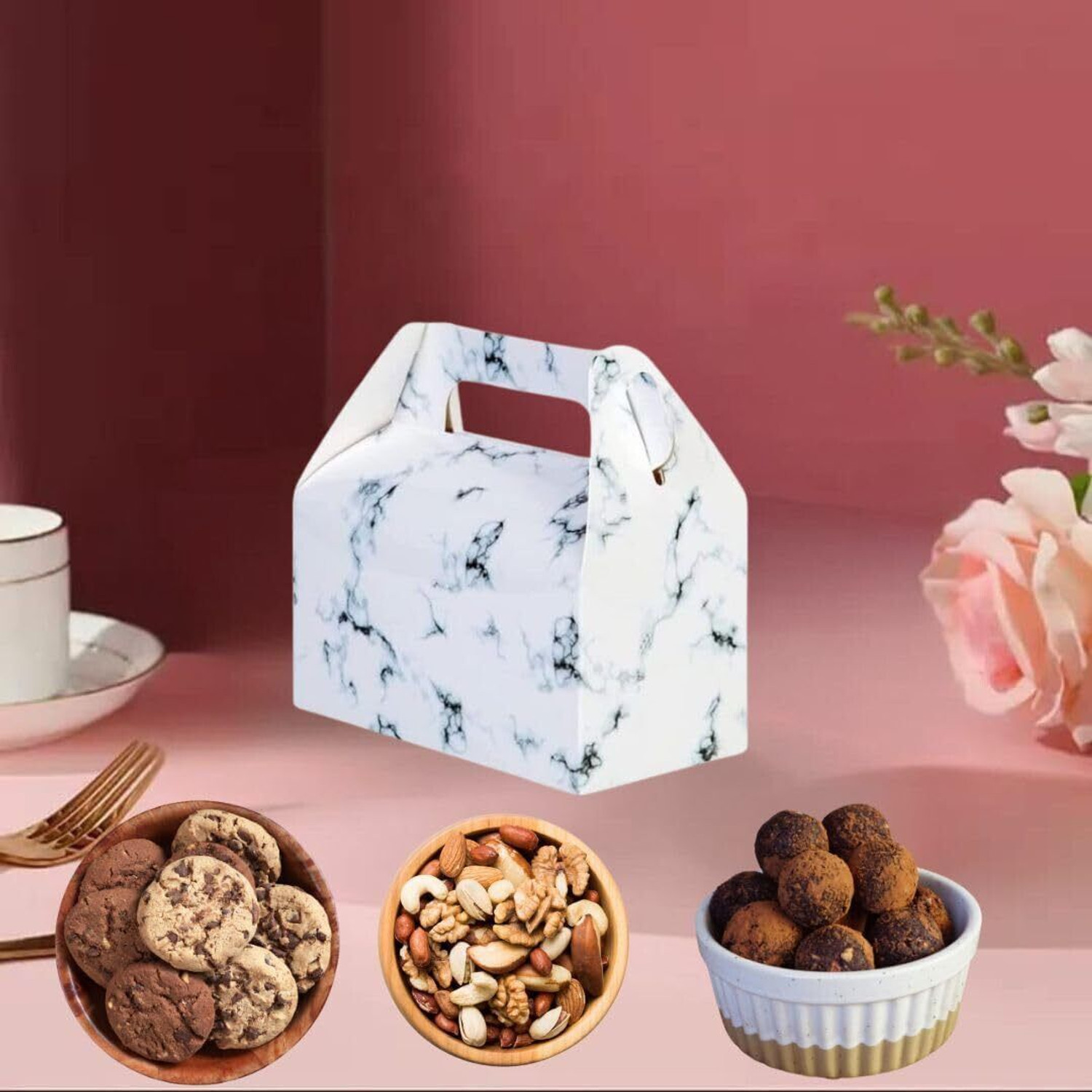 Image of Satyam Kraft Printed Party Box