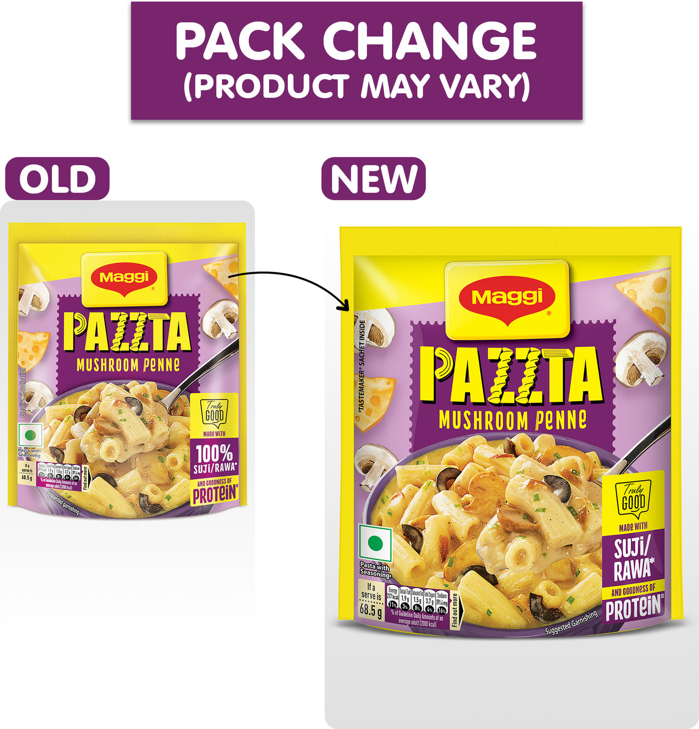 Image of Maggi Pazzta Mushroom Penne Instant Pasta