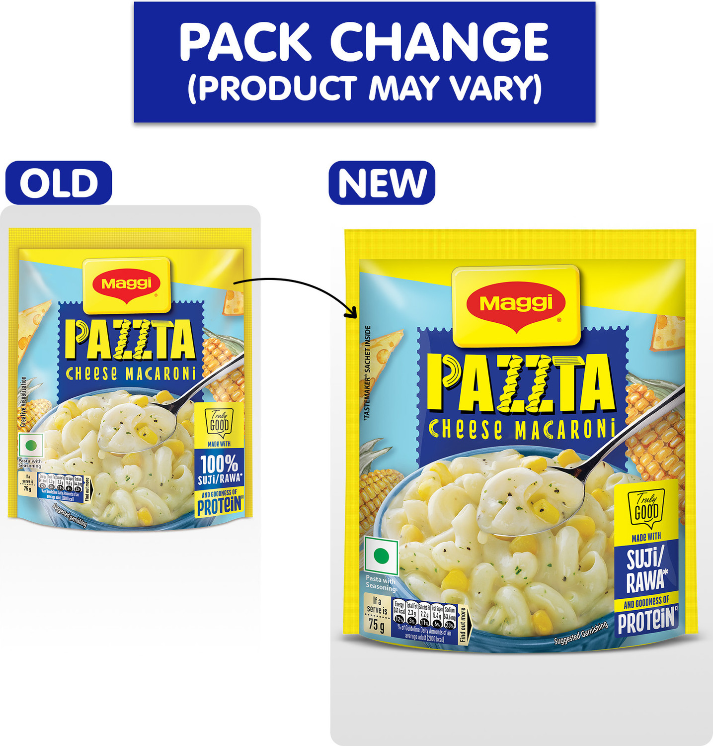 Image of Maggi PAZZTA Instant Cheese Macaroni Pasta