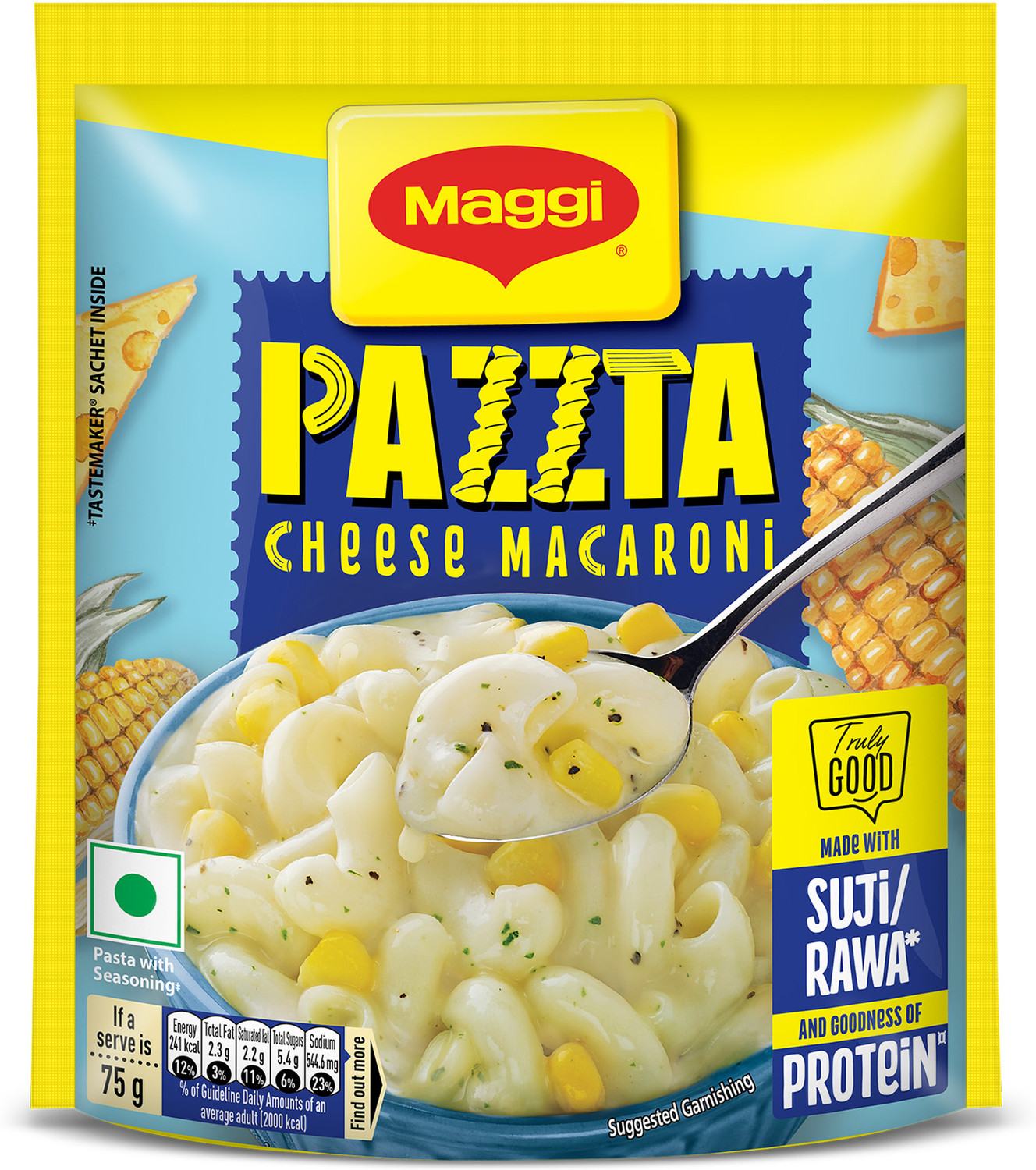 Image of Maggi PAZZTA Instant Cheese Macaroni Pasta