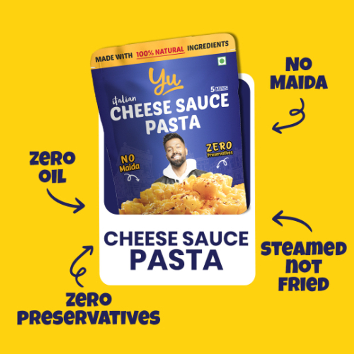 Image of Yu Cheese Sauce Pasta Pasta (65 g)