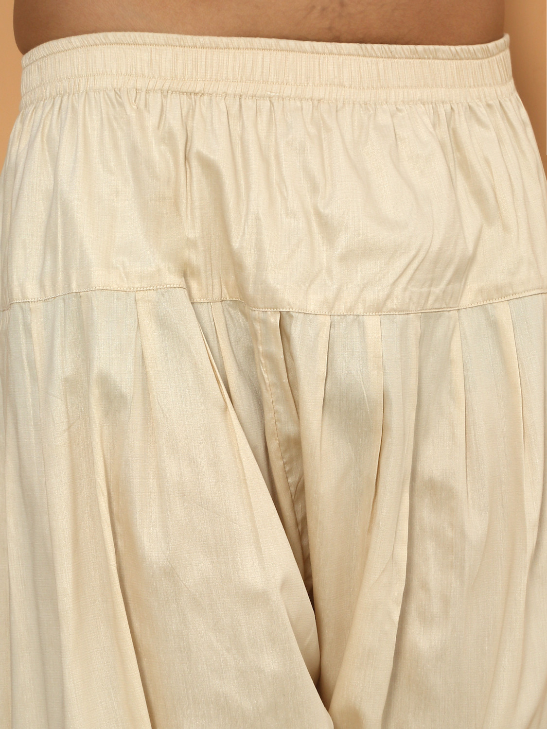 Image of kraft india Indi Silk Blend Solid Patiala