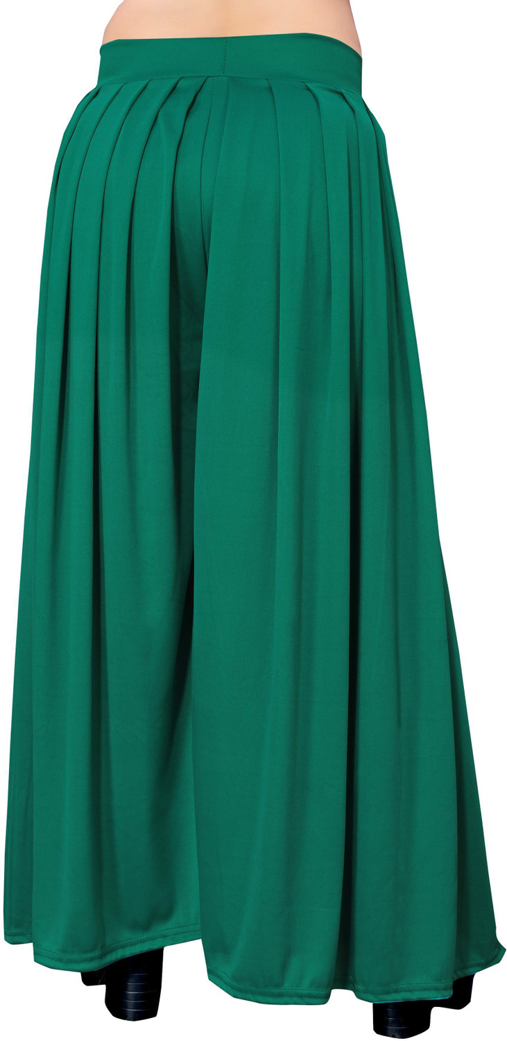 Image of Anti Wrinkle Designer Flared Women Multicolor Trousers