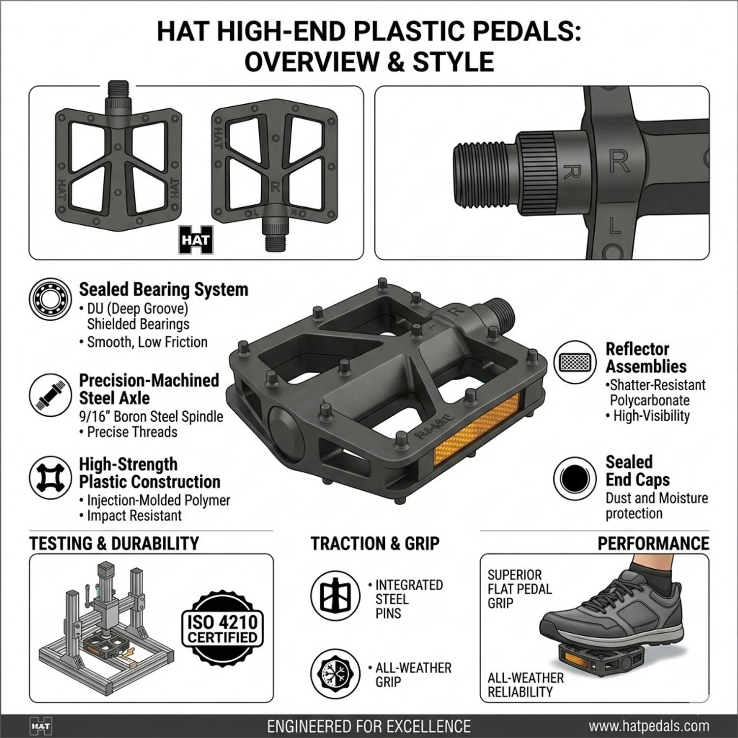 CZONE BB MTB Pedal Black - Image 3